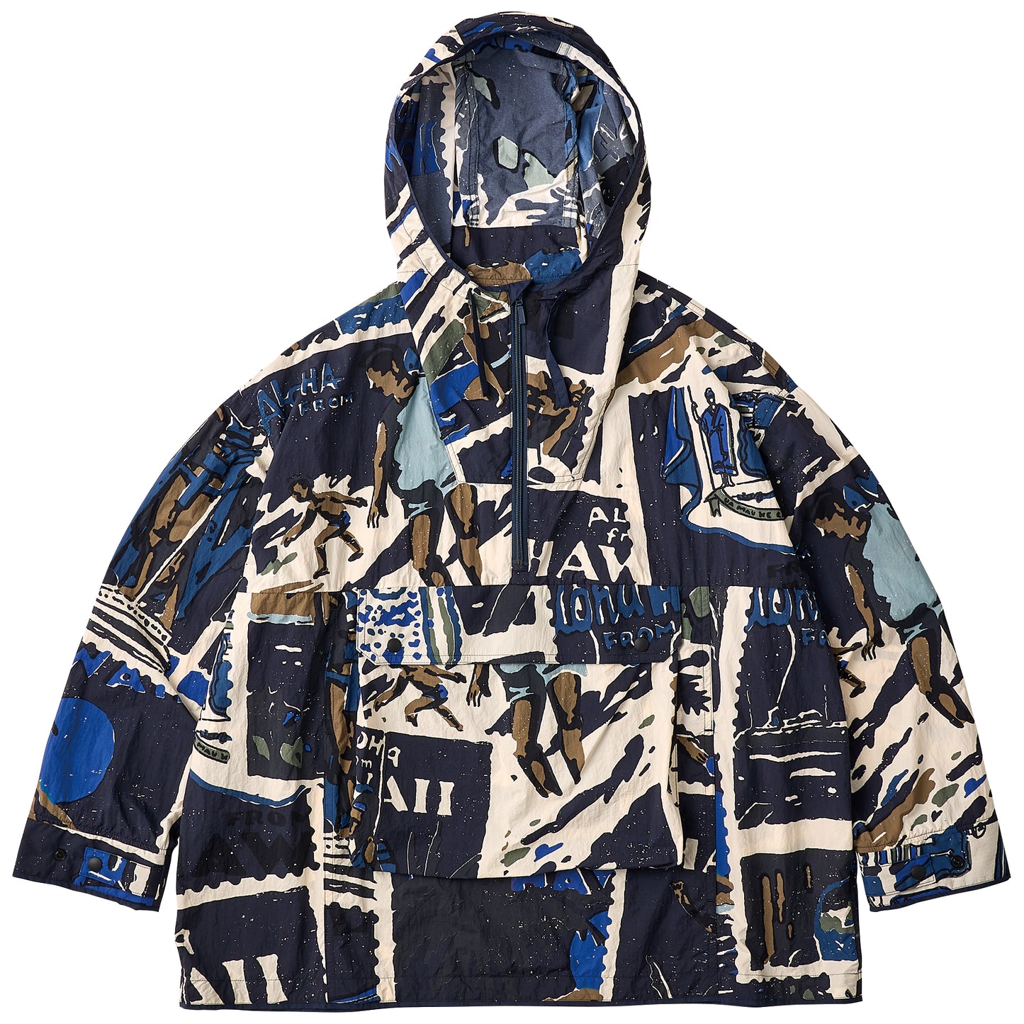 HAWAIIAN OUTDOOR ANORAK PARKA W / MINI POUCH