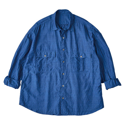 ROLL UP LINEN COTTON SHIRT (CANCLINI)