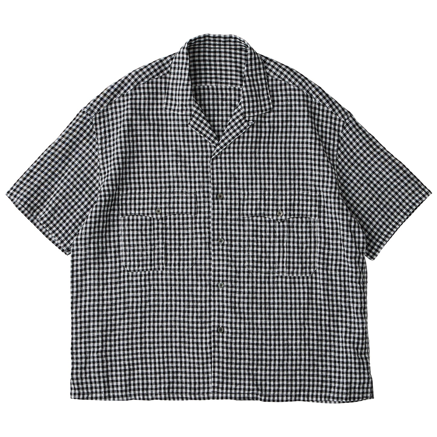 KEROUAC LINEN GINGHAM CHECK SHIRT