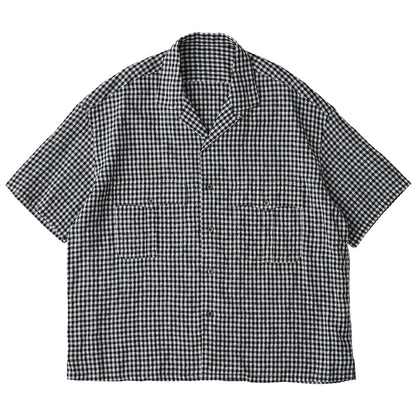 KEROUAC LINEN GINGHAM CHECK SHIRT