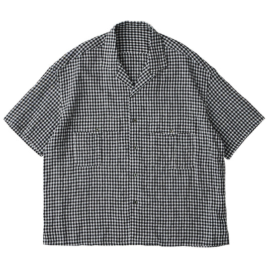 KEROUAC LINEN GINGHAM CHECK SHIRT