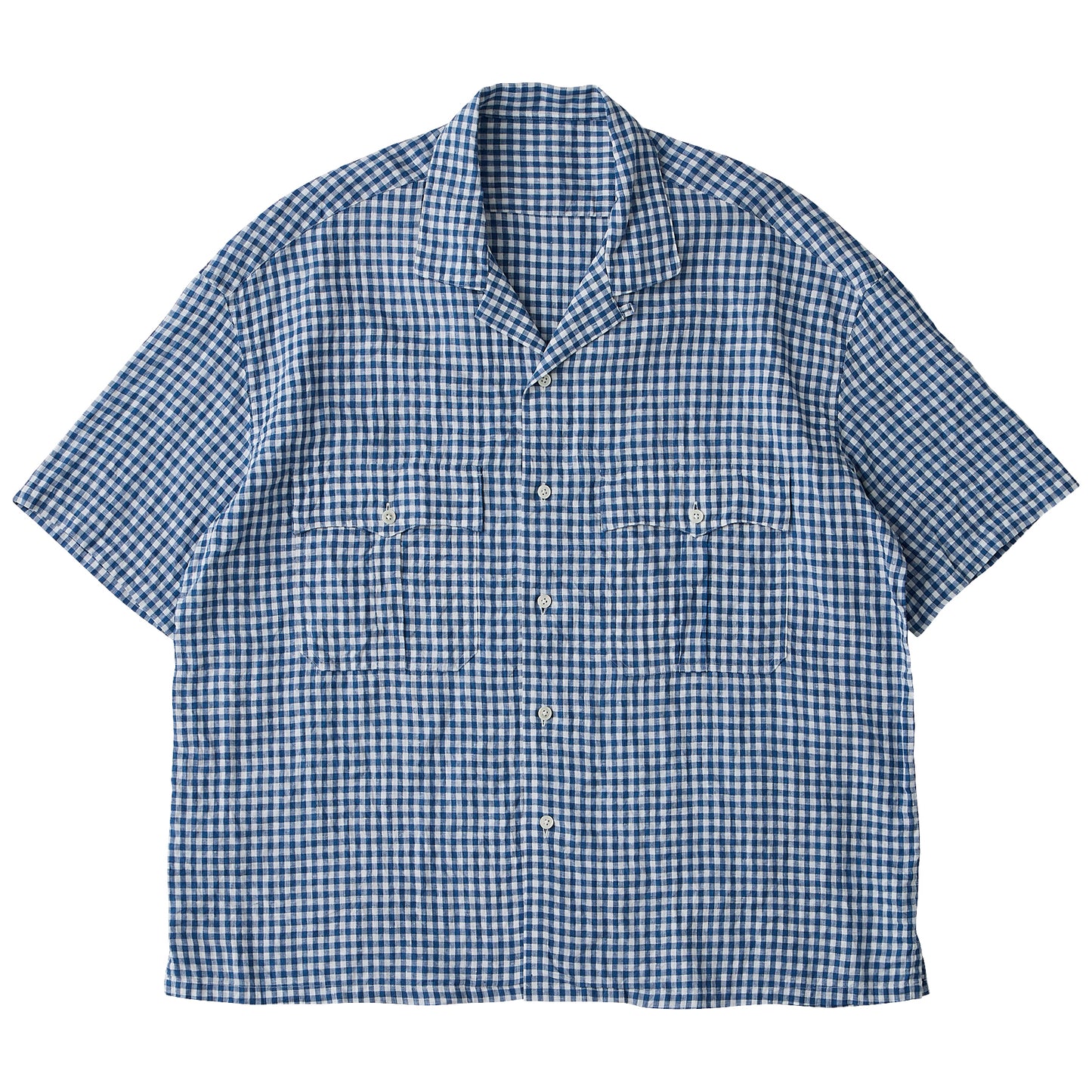 KEROUAC LINEN GINGHAM CHECK SHIRT