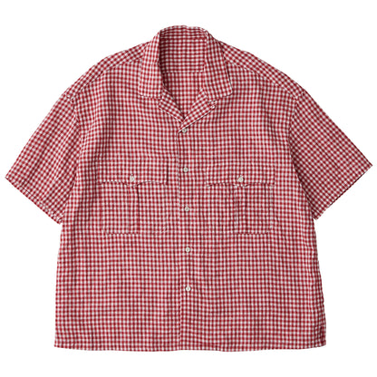 KEROUAC LINEN GINGHAM CHECK SHIRT