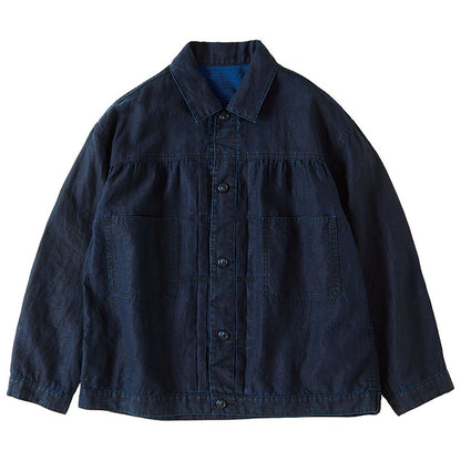 FARMER`S LINEN SHORT JACKET