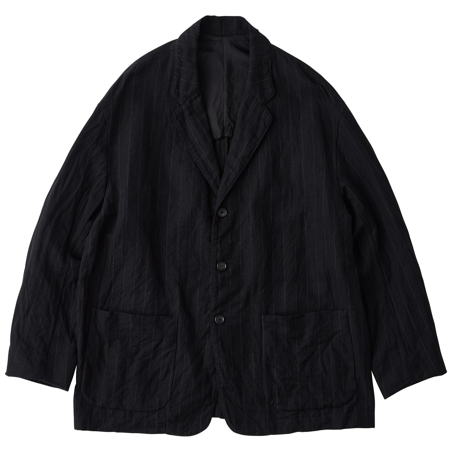 PIN STRIPE LINEN COTTON CLASSIC JACKET