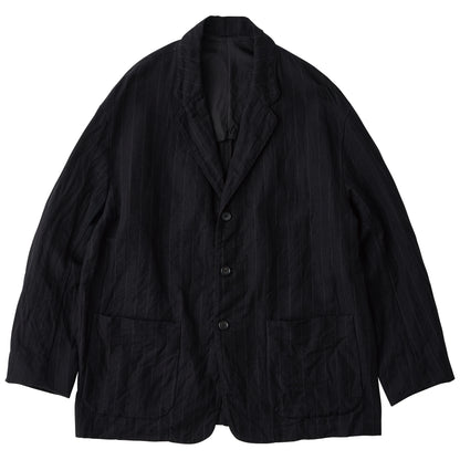 PIN STRIPE LINEN COTTON CLASSIC JACKET