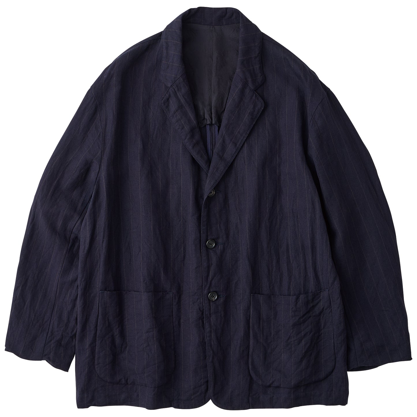 PIN STRIPE LINEN COTTON CLASSIC JACKET