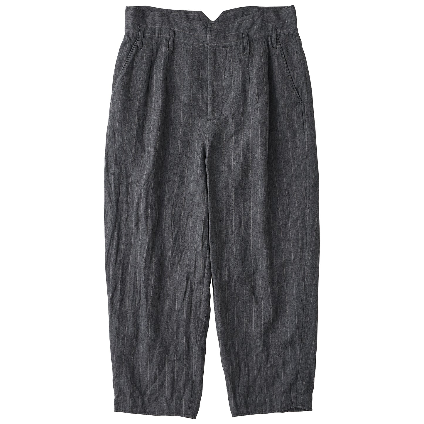 PIN STRIPE LINEN COTTON CLASSIC PANTS
