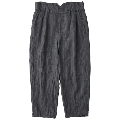 PIN STRIPE LINEN COTTON CLASSIC PANTS