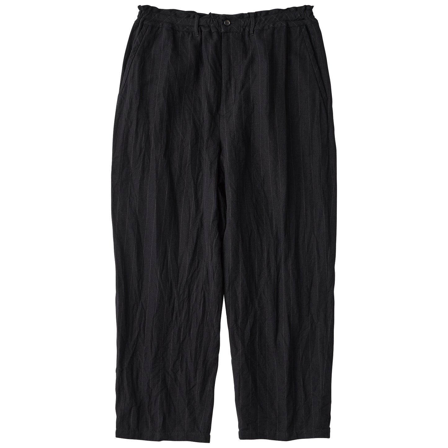 PIN STRIPE LINEN COTTON EASY PANTS
