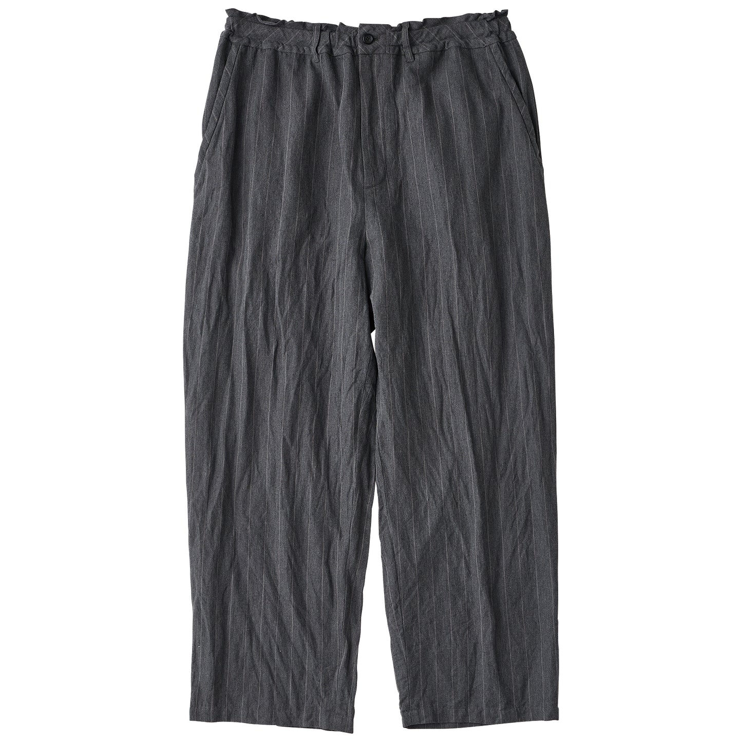PIN STRIPE LINEN COTTON EASY PANTS