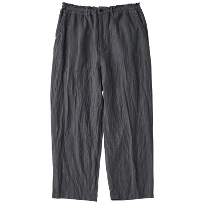 PIN STRIPE LINEN COTTON EASY PANTS