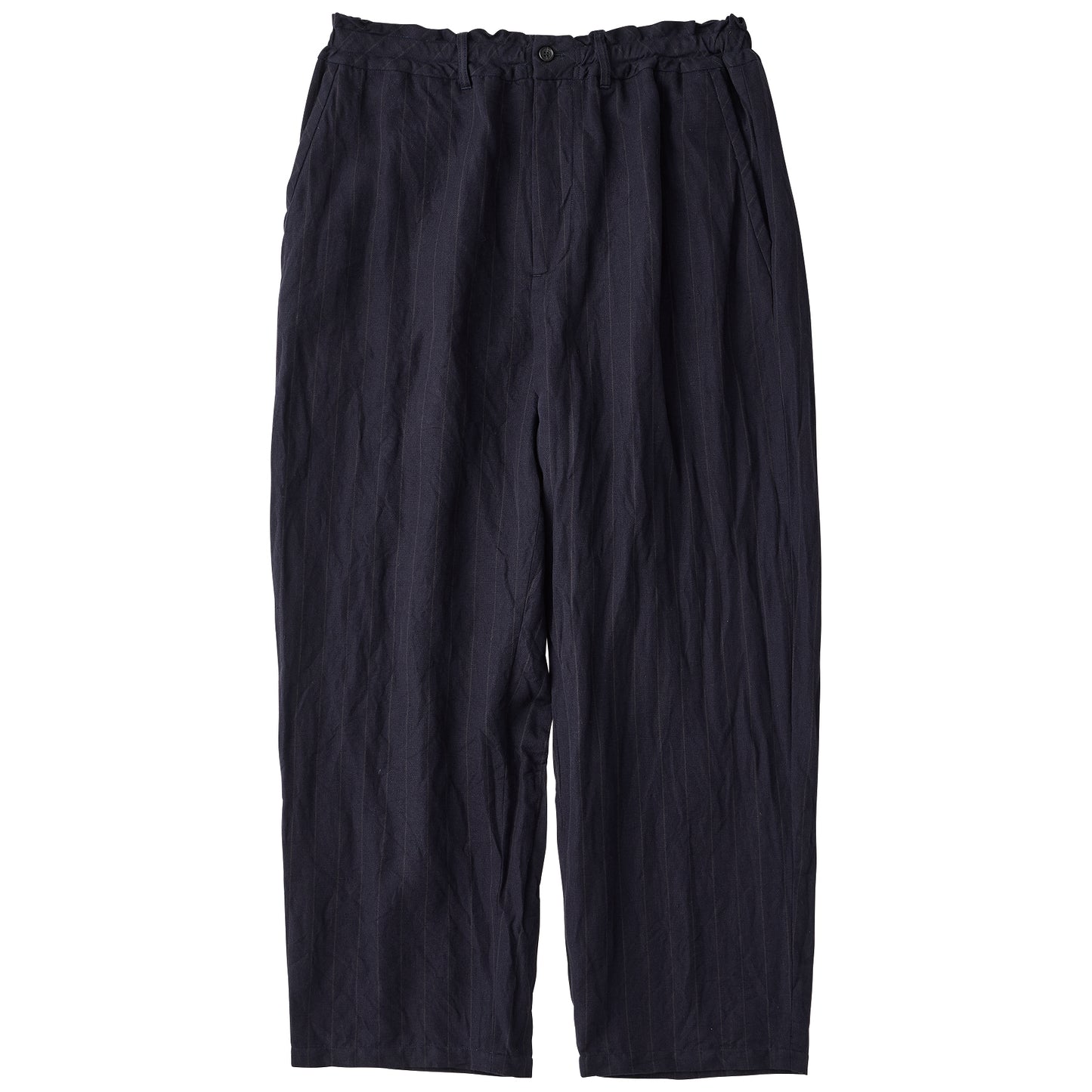 PIN STRIPE LINEN COTTON EASY PANTS