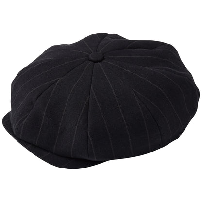 PIN STRIPE LINEN COTTON CASQUETTE