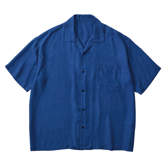 H/W INDIGO SILK SHIRT