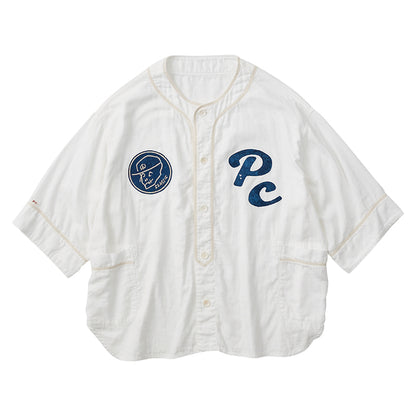 SUVIN GOLD GAUZE BASEBALL SHIRT CUSTOM