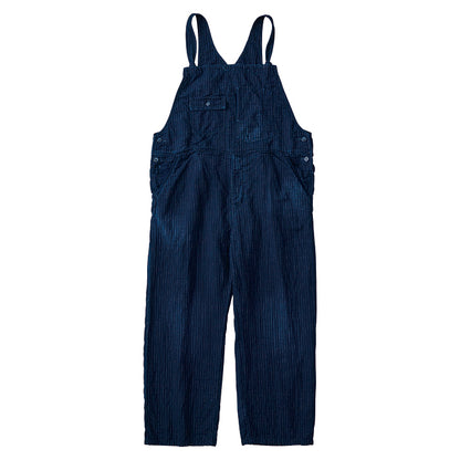 SASHIKO STRIPE OVERALLS