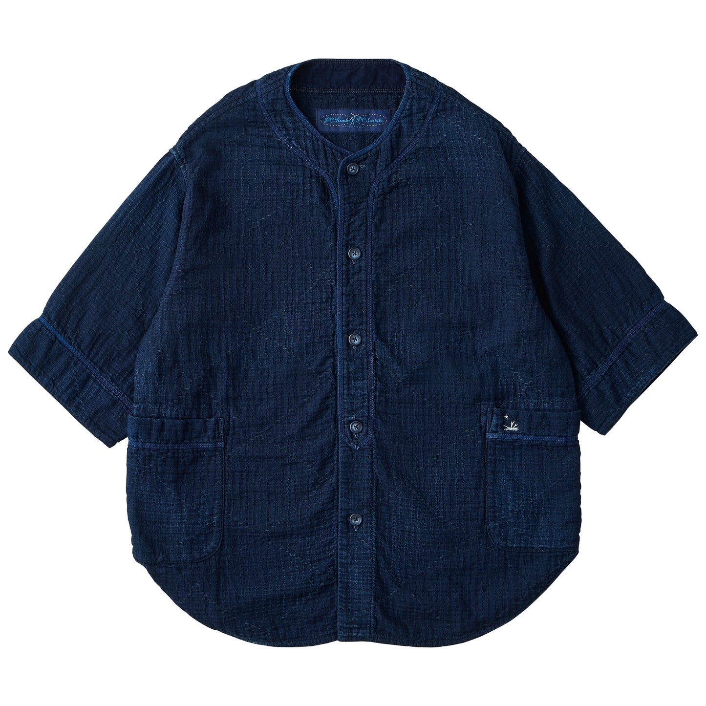 SEA ISLAND SASHIKO BASEBALL SHIRT (LIMITED)