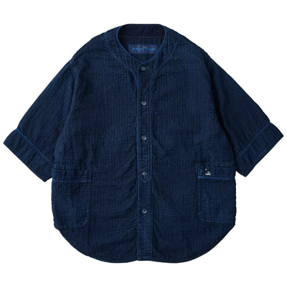 SEA ISLAND SASHIKO BASEBALL SHIRT (LIMITED)