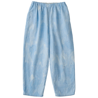 PAINTED SASHIKO WATERCOLOR PEACE PANTS