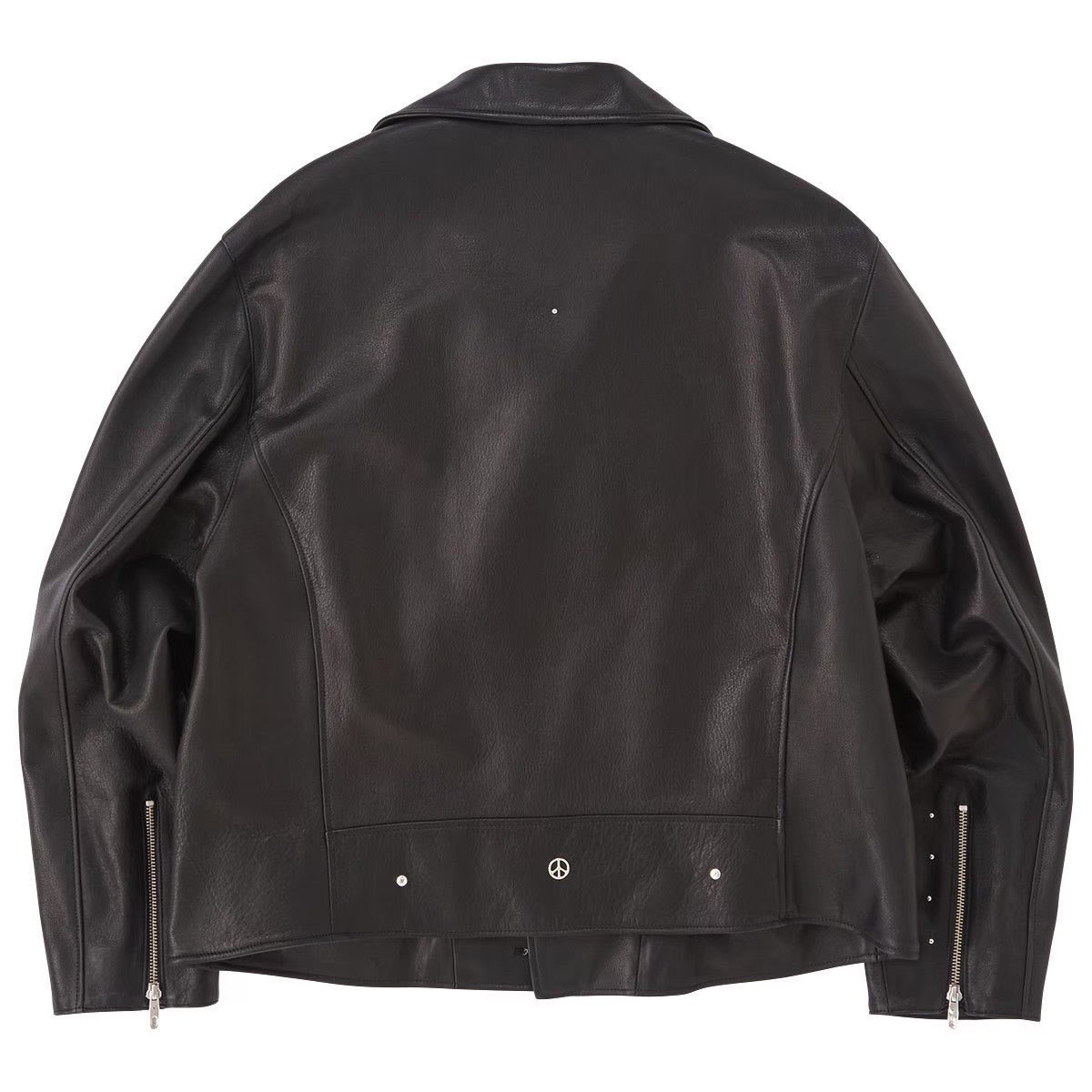 PC RIDERS JACKET W/LOVE & PEACE SILVER CUSTOM 001 (LIMITED