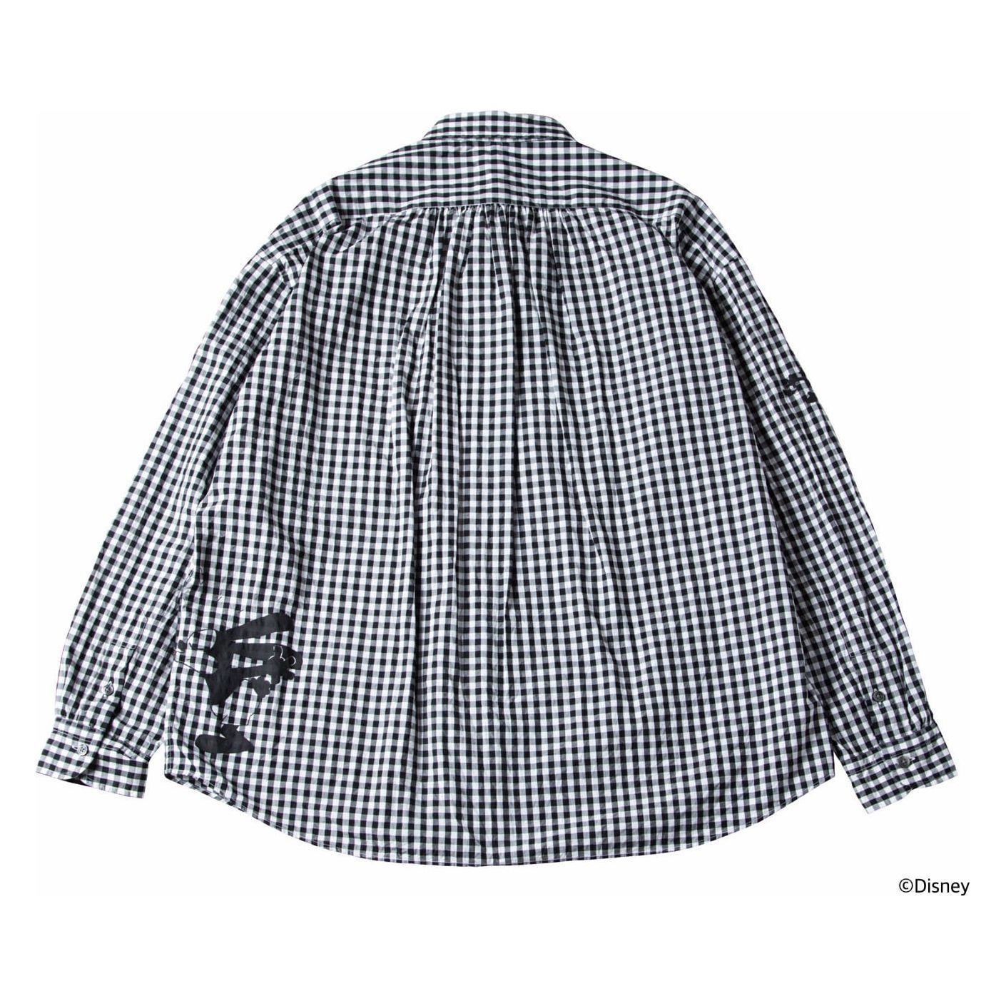 DISNEY 100 OSWALD / ROLL UP GINGHAM CHECK SHIRT