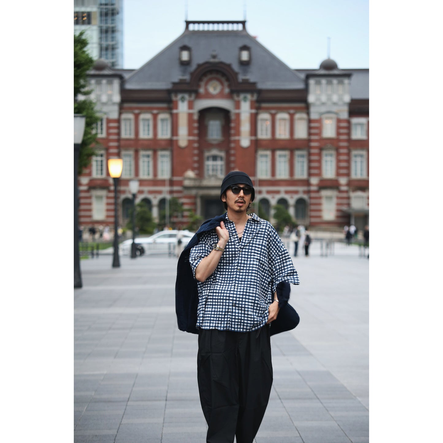 "PC EXCLUSIVE" BEAT WRITER 水彩 GINGHAM SHIRT