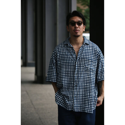 "PC EXCLUSIVE" BEAT WRITER 水彩 GINGHAM SHIRT