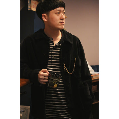 CORDUROY FRENCH JACKET WATCH CHAIN ITEM